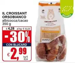 Il Gigante Il croissant Orsobianco albicocca/cacao offerta