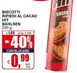 Il Gigante Biscotti ripieni al cacao Hit Bahlsen offerta