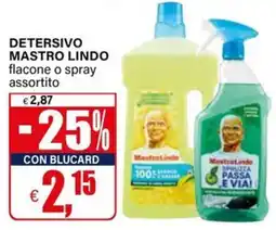Il Gigante Detersivo Mastro Lindo offerta