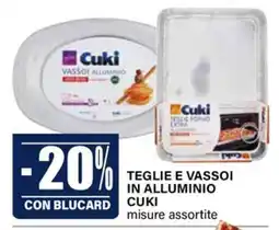Il Gigante Teglie e vassoi in alluminio Cuki offerta