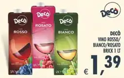 Deco Maxistore Decò vino rosso/bianco/rosato offerta