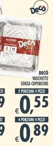 Deco Maxistore Decò vaschette senza coperchio offerta