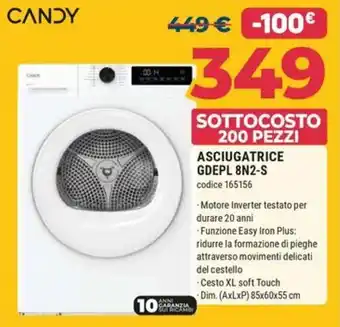 Asciugatrice Candy