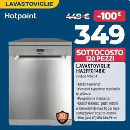 Sinergy Hotpoint lavastoviglie offerta