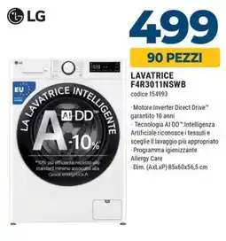 Sinergy Lavatrice intelligente LG offerta