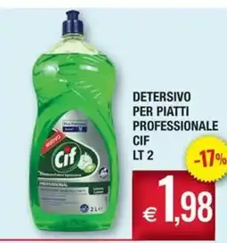 Palmarket Detersivo per piatti professionale Cif offerta