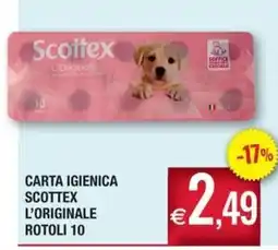 Palmarket Carta igienica Scottex l'originale offerta