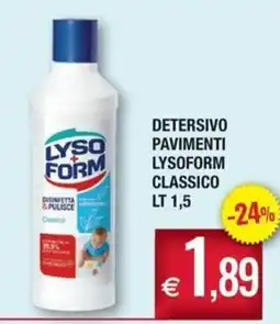Palmarket Detersivo pavimenti Lysoform classico offerta