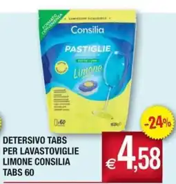Palmarket Detersivo tabs per lavastoviglie limone consilia offerta