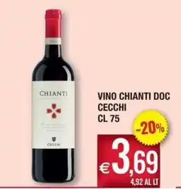Palmarket Vino Chianti Doc Cecchi offerta