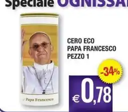 Palmarket Cero eco Papa Francesco offerta