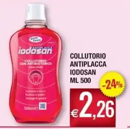 Palmarket Collutorio antiplacca Iodosan offerta