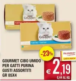 Palmarket Gourmet cibo umido per gatti Purina offerta