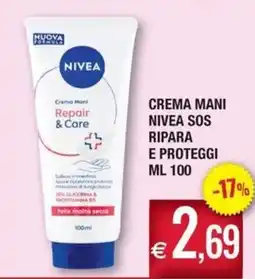 Palmarket Crema mani Nivea SOS Repair & Care offerta