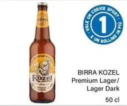 Il Gigante Birra Kozel Premium Lager offerta