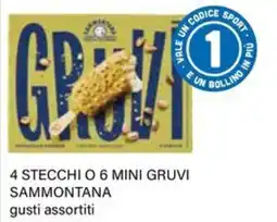 Il Gigante Gruvi Sammontana offerta