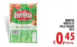 Deco Maxistore Beretta würstel di pollo italiano offerta