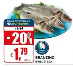 Il Gigante Branzino eviscerato offerta