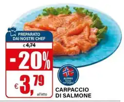 Il Gigante Carpaccio di salmone offerta