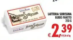 Deco Maxistore Burro panetto Latteria Soresina offerta