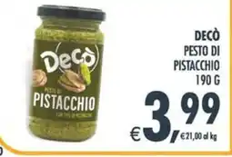 Deco Maxistore Decò pesto di pistacchio offerta