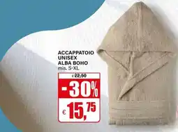 Il Gigante Accappatoio unisex alba boho offerta
