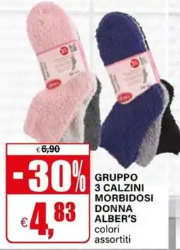 Il Gigante Calzini morbidosi donna Alber's offerta