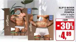 Il Gigante Slip o boxer cotone pompea offerta