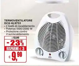Il Gigante Termostato ventilatore DCG HL9733 offerta