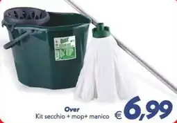 Iper Super Conveniente Over Kit secchio + mop+ manico offerta