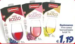 Iper Super Conveniente Gustomanno Vino rosso/bianco/rosato offerta