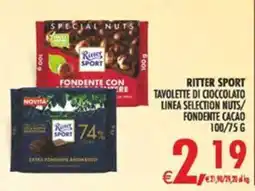 Deco Maxistore Ritter Sport fondente cacao offerta