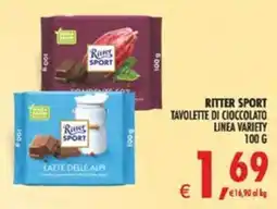 Deco Maxistore Ritter Sport Tavolette di cioccolato linea variety offerta