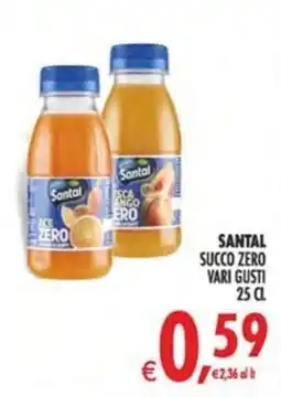 Deco Maxistore Santal succo zero vari gusti offerta