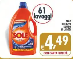 Deco Maxistore Sole detergente liquido offerta