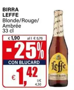 Il Gigante Birra Leffe offerta