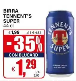 Il Gigante Birra Tennent's Super offerta