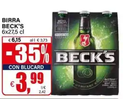 Il Gigante Birra Beck's offerta
