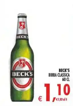 Deco Maxistore Beck's birra classica offerta