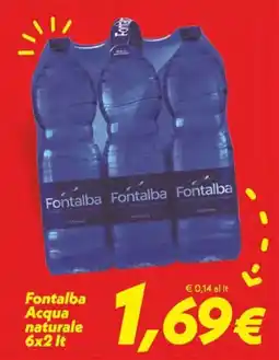 Iper Super Conveniente Fontalba Acqua naturale offerta