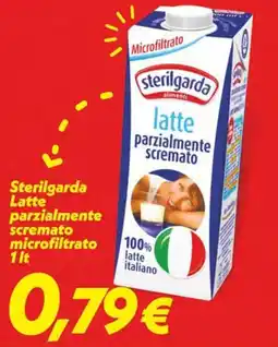 Iper Super Conveniente Sterilgarda latte parzialmente scremato microfiltrato offerta