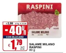 Il Gigante Salame milano Raspini offerta