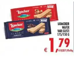 Deco Maxistore Loacker wafer vari gusti offerta