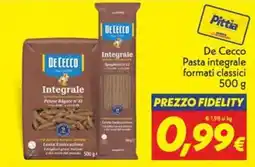 Iper Super Conveniente De Cecco Pasta integrale formati classici offerta