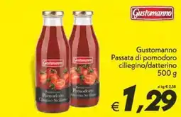 Iper Super Conveniente Gustomanno Passata di pomodoro ciliegino/datterino offerta