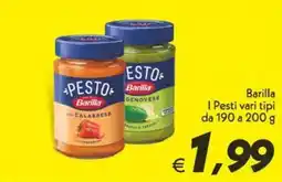 Iper Super Conveniente Barilla I Pesti vari tipi offerta
