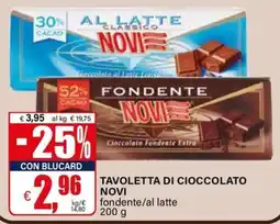 Il Gigante Tavoletta di cioccolato Novi offerta