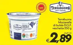 Iper Super Conveniente Terrabuona Mozzarella di bufala D.O.P. offerta