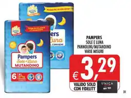 Deco Maxistore Pampers Sole e Luna Mutandino offerta