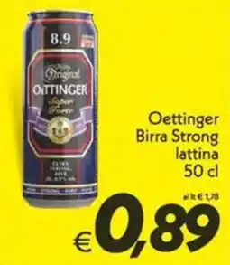 Iper Super Conveniente Oettinger Birra Strong offerta